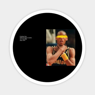 Reggie Miller Choking Time Magnet